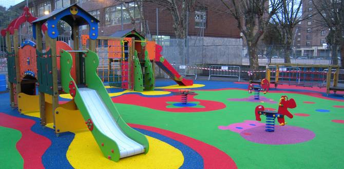 Normativa de seguridad para parques infantiles exteriores, públicos y privados.